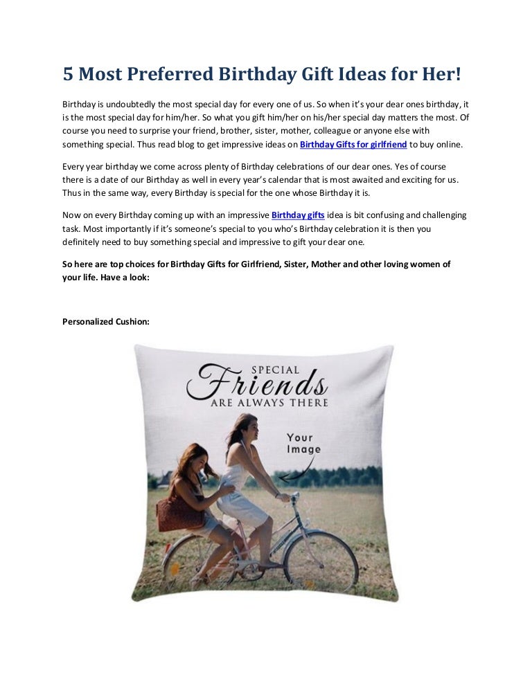 impressive birthday gifts for girlfriend