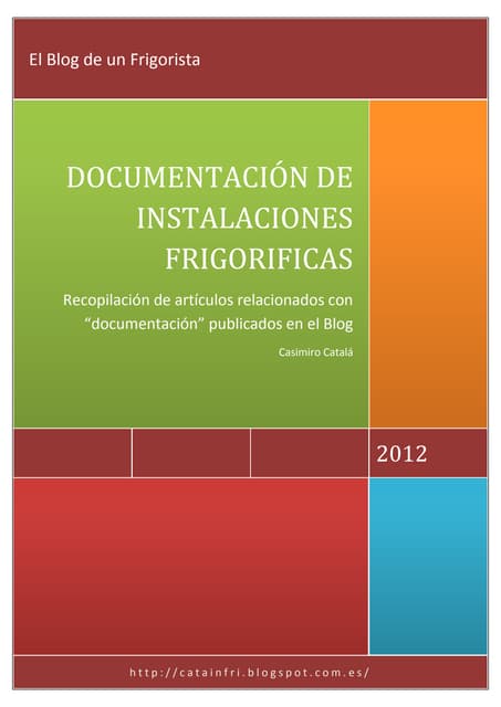 Documentación instalaciones frigoríficas