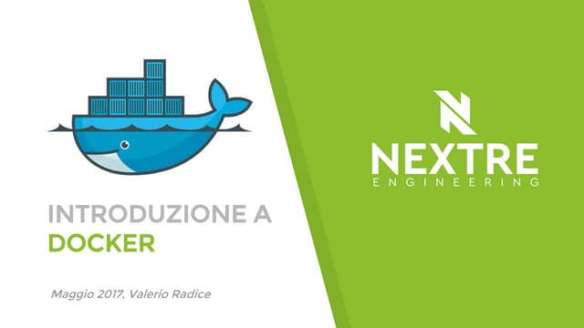 Introduzione a Docker (Maggio 2017) [ITA]