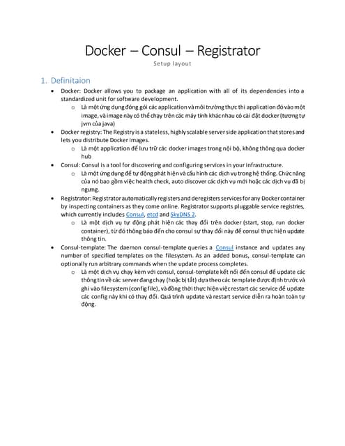 Docker consul-registrator
