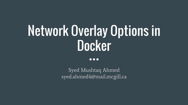 Docker meetup