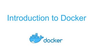 Introduction to Docker - 2017