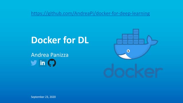 Docker for Deep Learning (Andrea Panizza)