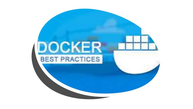 Docker best Practices