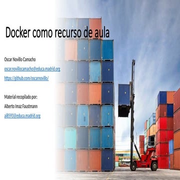 Docker como recurso de aula para docentes