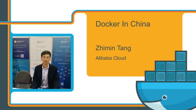 DockerCon 2017: Docker in China