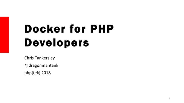 Docker for Developers