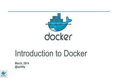 Docker intro