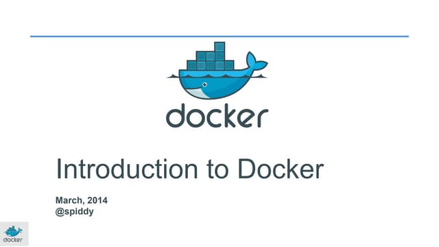 Docker intro