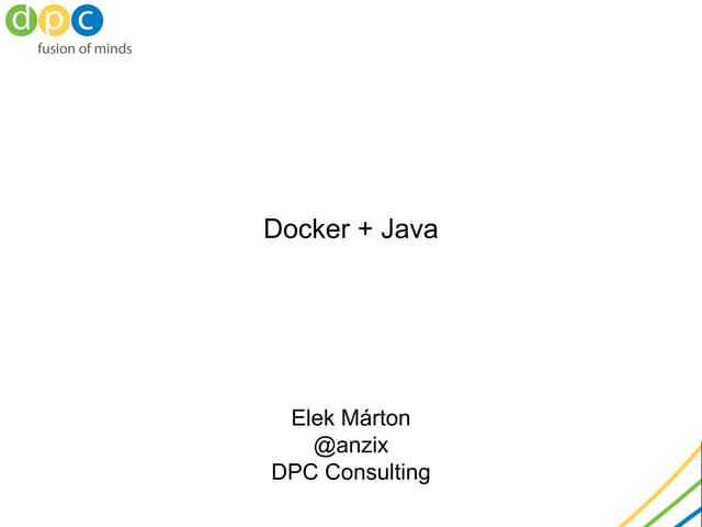 Docker+java