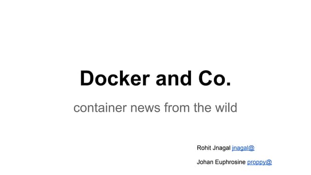 Docker n co