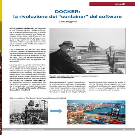 Docker, la rivoluzione dei "container" del software