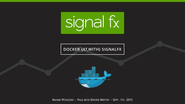 Docker at and with SignalFx