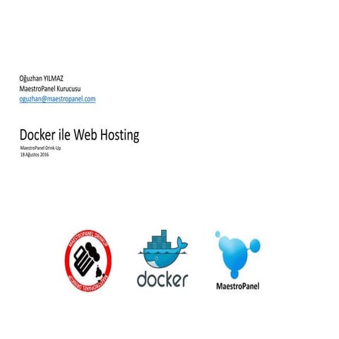 Docker İle Web Hosting