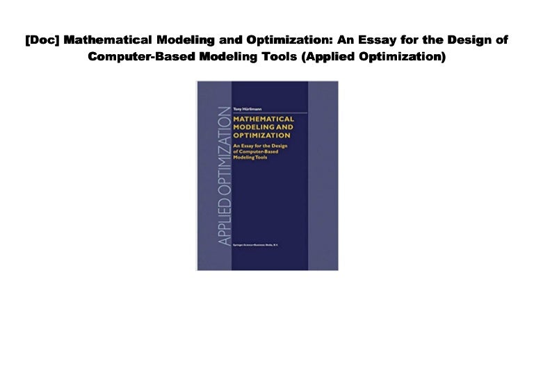 Thesis mathematical modeling image