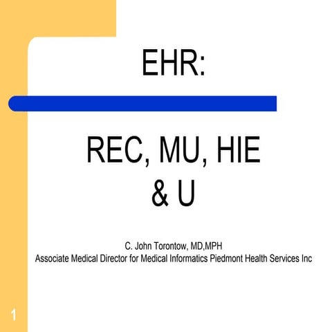 REC, MU, HIE, and U