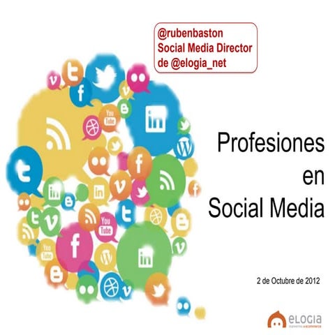 Profesiones y organigramas en Social Media
