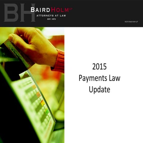 2015 Payments Law Update