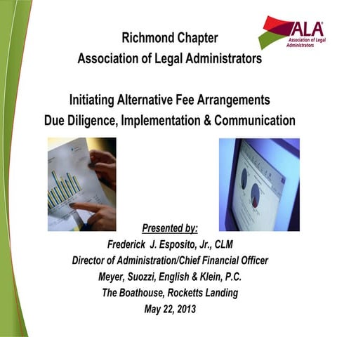 Richmond, VA ALA Chapter Presentation on Alternative Fee Arrangements