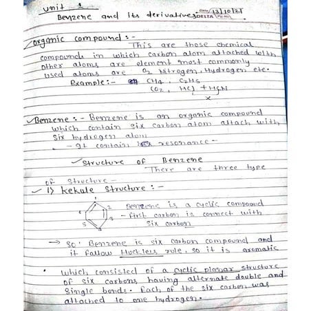 benzene and its derivatives unit 1 pharmaceutical organic chemistry 