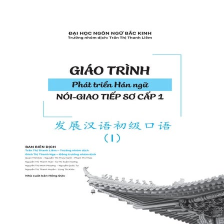 Doc thu Giao trinh phat trien Han ngu noi giao tiep so cap 1