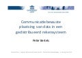 Communicatiebewuste plaatsing van data in een gedistribueerd rekensysteem