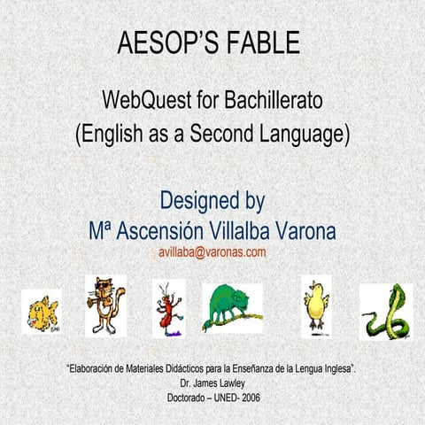 Aesop Webquest