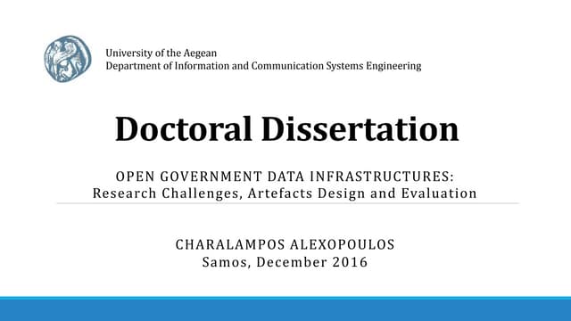 Open government data infrastructures: research challenges, artefacts design a...