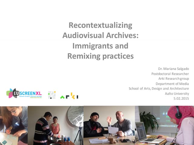 Recontextualizing Audiovisual Archives: Immigrants and Remixing Practices