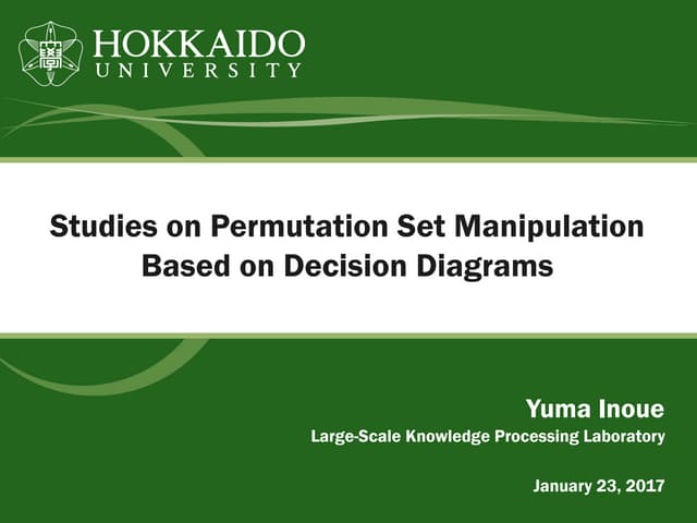 Thesis Defence for Doctor of Information Science