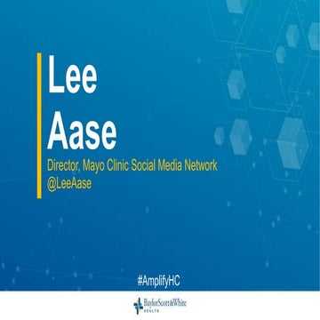 Introductory Slides - #SXSW Panel