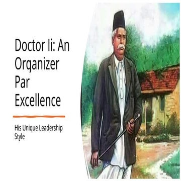 Doctor Ji Kesav Baliram Hegdewar An organizer | PPTX