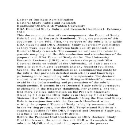 Doctor of Business AdministrationDoctoral Study Rubric and Resea.docx