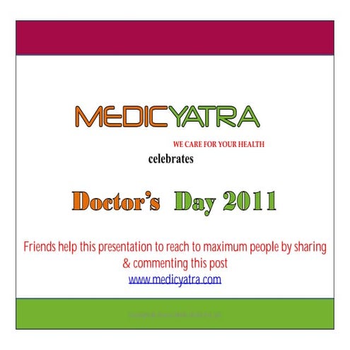 Doctor's day medicyatra