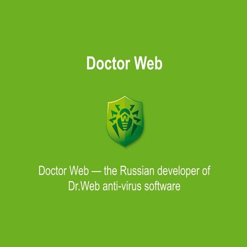 Doctor web Company profile 防毒軟體公司簡介 | PPT