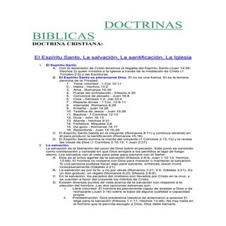 Doctrinas biblicas