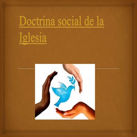 DOCTRINA SOCIAL DE LA IGLESIA II PARTICIPACIÓN