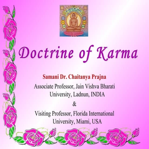 Doctrine of Karma by Sramaniji Chaitanya Pragyaji 