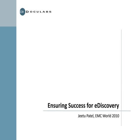 Doculabs E Discovery 051710