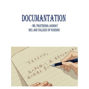 Nursing documentation ppt | PPTX