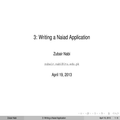 Lab 3: Writing a Naiad Application