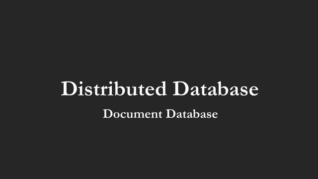 Document Database