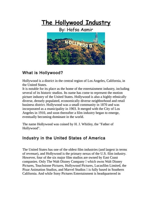 Industry Research 