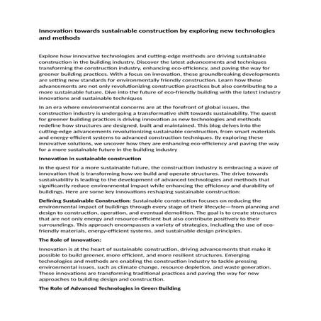 Innovation towards sustainable construction by exploring new technologies.docx