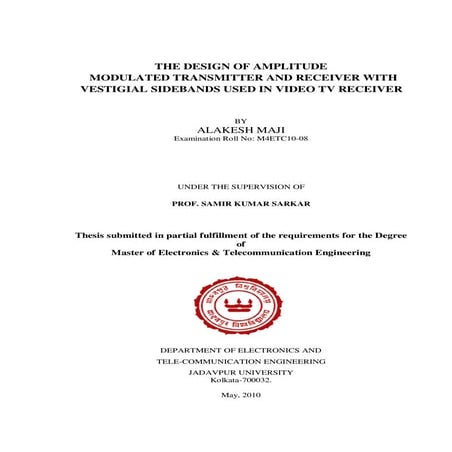 Amplitude modulated transmitter and receiver