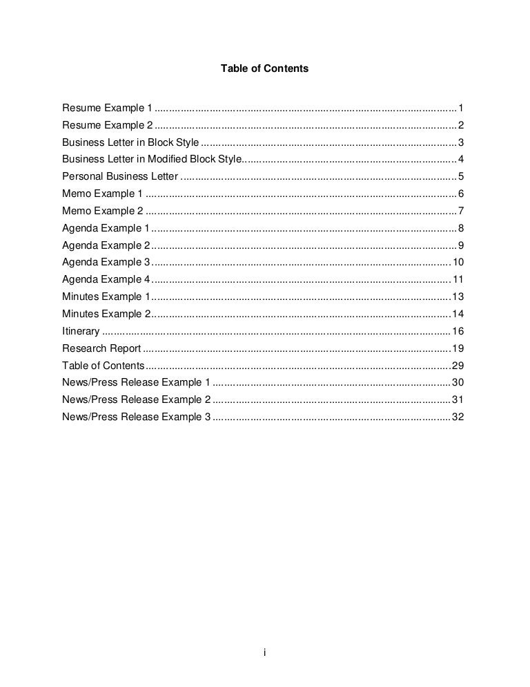 Document Examples