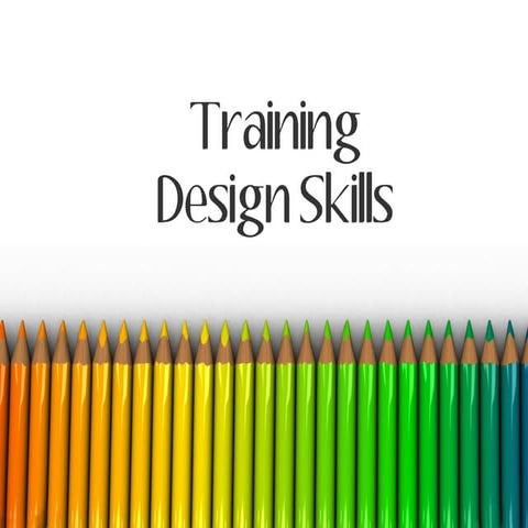 Training Design Skills for SCOMS's member