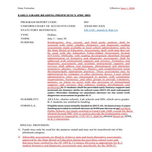 Early Grade Reading Proficiency 