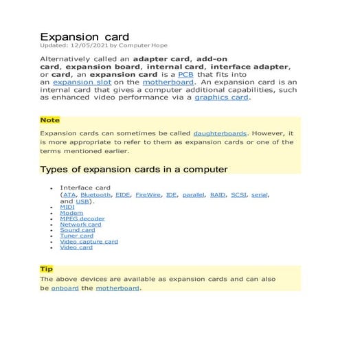 NETWORK INTERFACE CARD | PPTX