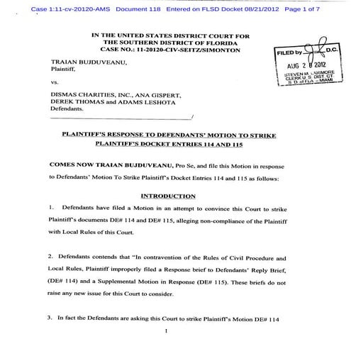 Motion for summary judgment | PDF